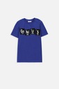 Coccodrillo t-shirt dziecięcy niebieski bawełna rozmiar 152 (147 - 152 cm)