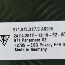 Szaba задних левых двери porsche panamera 971 971845317c 30621371 2.9l с разбора