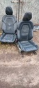 Komplet foteli kanapa tył Volvo XC60 II skóra czarna elektryczne