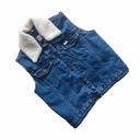 POWERTEENS kamizelka jeans niebieski rozmiar 164 (159 - 164 cm)
