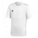Adidas t-shirt dziecięcy biały poliester rozmiar 140 (135 - 140 cm)