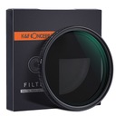 Filtr szary K&F Concept NANO-X FADER 82 ND8-ND128 82mm