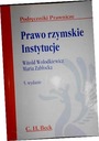 Prawo rzymskie instytucje 5. wydanie Maria Zabłocka, Witold Wołodkiewicz