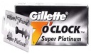 Gillette 7 O`Clock Super Platinum Żyletki 10 Sztuk
