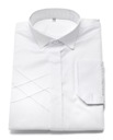 Koszula dziecięca długi rękaw bawełna biały rozmiar 134 (129 - 134 cm)