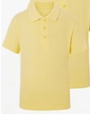 George bluzka dziecięca krótki rękaw bawełna żółty rozmiar 122 (117 - 122 cm)