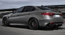 Спойлер крышка на крышку alfa romeo giulia 2015- черный блеск с absu ! лучшего качества