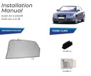 Zasłonki боковой audi a4 b6 b7 седан 2001-08 крышки жалюзи солнцезащитные с разборки