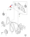 Land rover defender опора i подшипник колеса ременной pqs500620 оригинальный с разбора