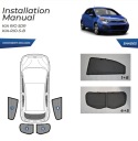 Zasłonki крышки słoneczne kia rio 5d 11-17 крышки жалюзи солнцезащитные с доставкой
