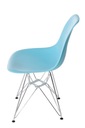 Krzesło biurkowe D2.Design odcienie niebieskiego