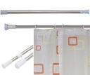 Drążek prysznicowy rozporowy SHOWER ROD 140-260 x 22 mm srebrny