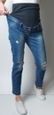 H&M jeansy ciążowe niebieski rozmiar XL