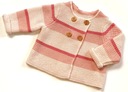 Mothercare sweterek dziecięcy różowy bawełna rozmiar 50 (poniżej 50 cm)