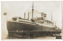 A78 Okręt SS HAMBURG oryginalne duże zdjęcie 1930 rok Port Gdańsk Gdynia