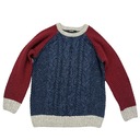 George sweterek dziecięcy niebieski bawełna rozmiar 116 (111 - 116 cm)