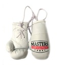 Rękawice z logiem Masters Fight Equipment białe