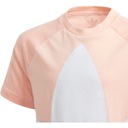 Adidas t-shirt dziecięcy różowy bawełna rozmiar 134 (129 - 134 cm)