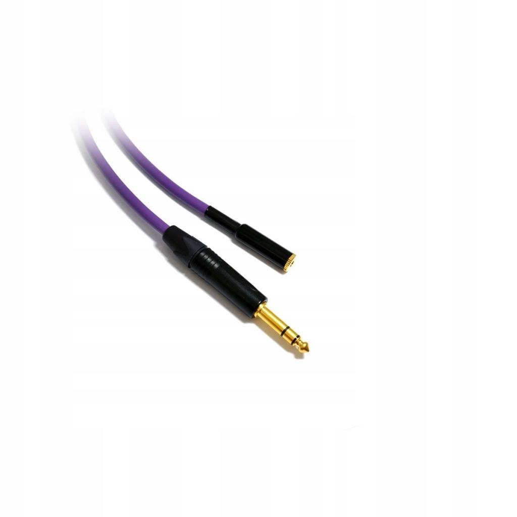 Kabel Jack 6,3 mm – 3.5 mm – 1 m Melodika Mdpjgmj