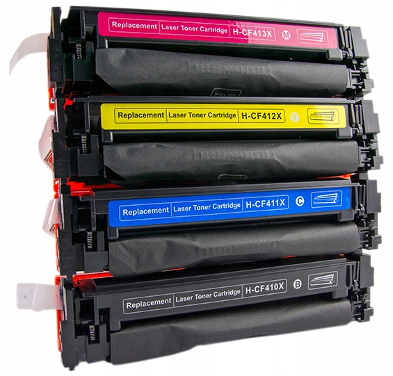 4x Toner Do Tiskárny Hp Color Laserjet CF410X Nový