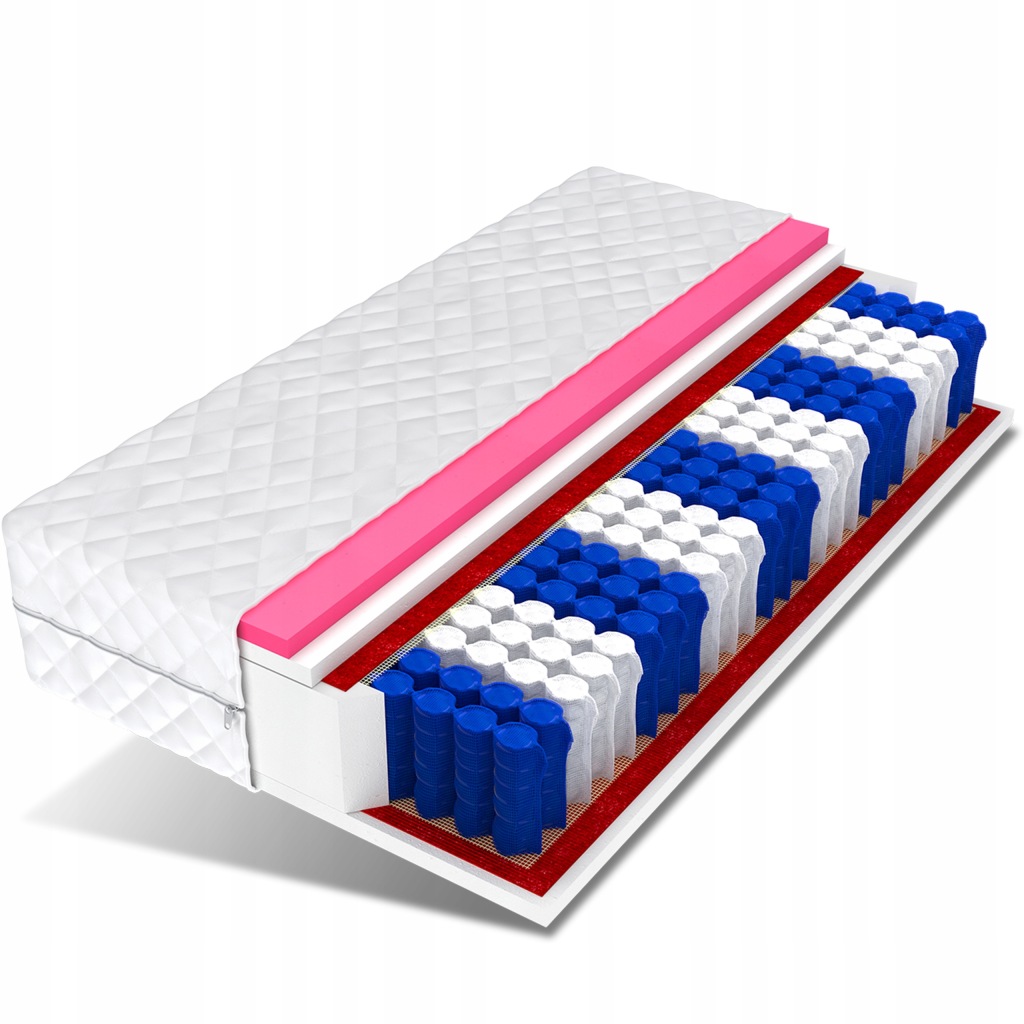 Zdjęcie okazji: Materac 180x80 visco memory pocket 7 stref Solaris