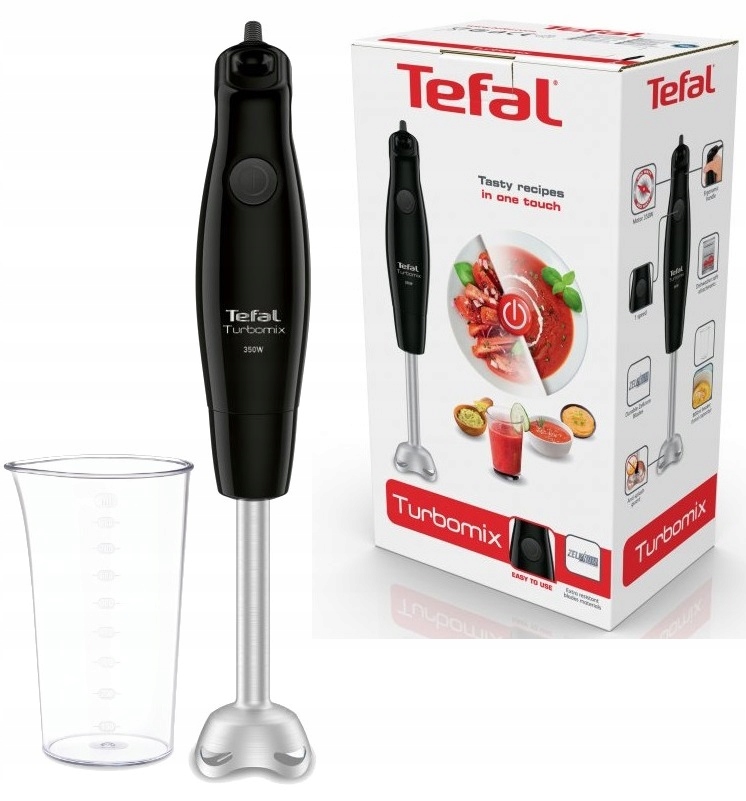 Ruční Mixér Tefal Turbomix HB121838 Černý 350 W, 2 čepele