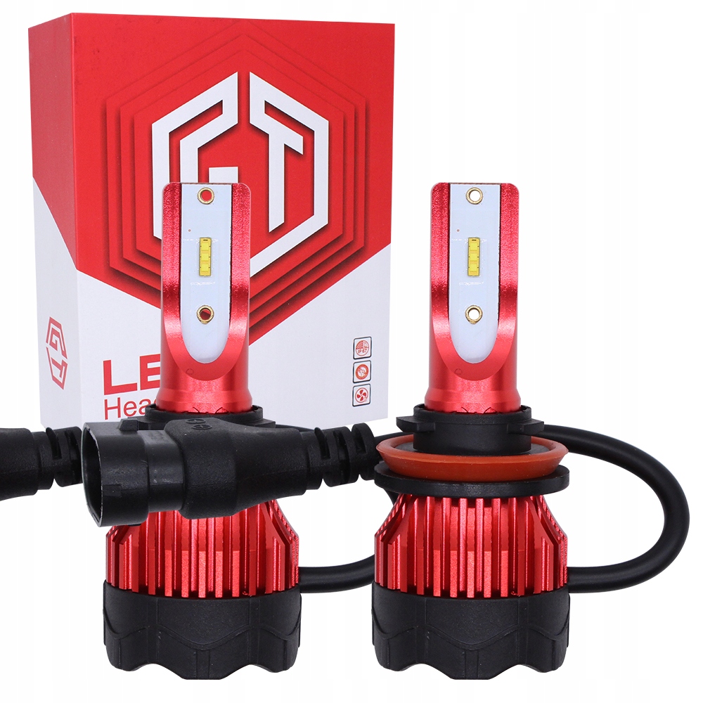 Led Žárovky H9 Gt Cob +300% Výkonná Žárovka