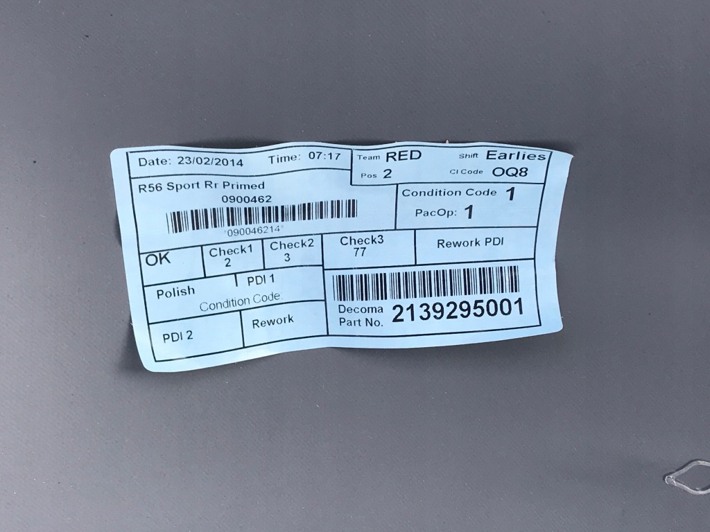 Mini Cooper S R56 Zderzak Tył Tylny 7147886 — zdjęcie 7