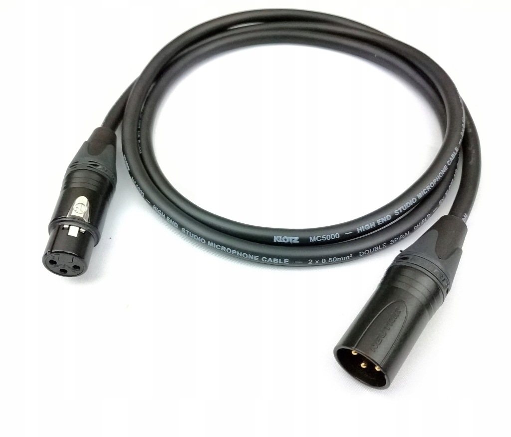 Klotz MC5000 Xlr Neutrik mikrofonní kabel 1 m