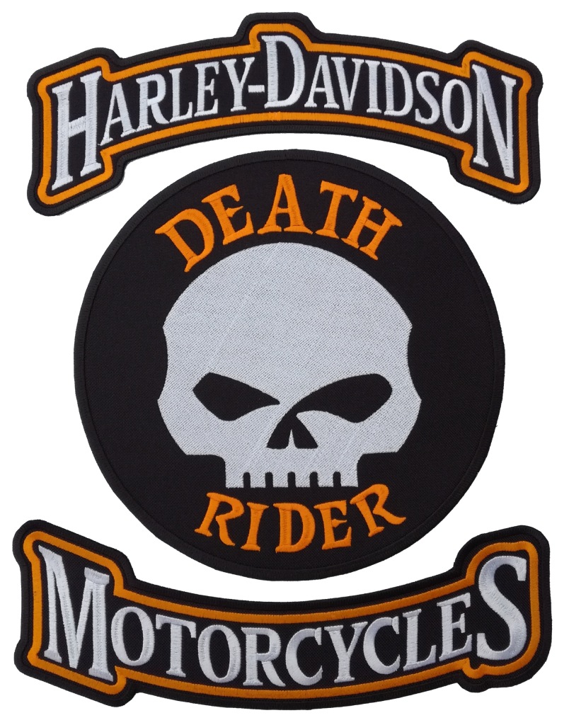 Var nášivka Harley Motorcycles Death Rider