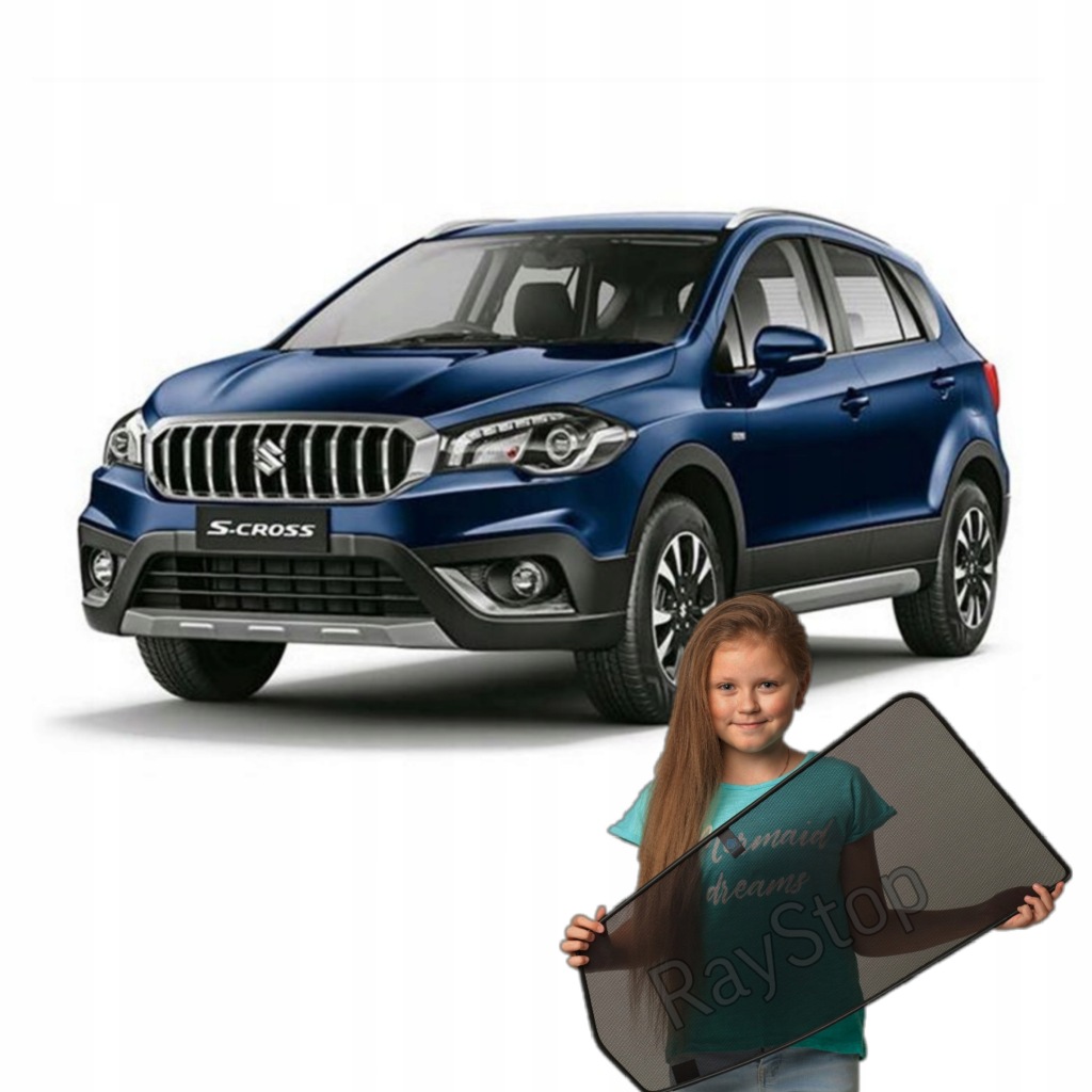 Záclony Rolety Kryty Dedikované na magnety pro Suzuki SX4 S-Cross 2013-