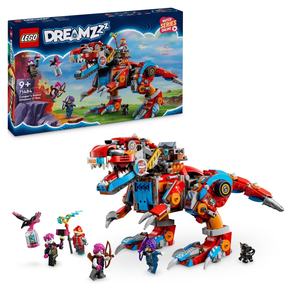 Lego DREAMZzz 71484 Cooper a jeho robotický dinosaurus C-rex