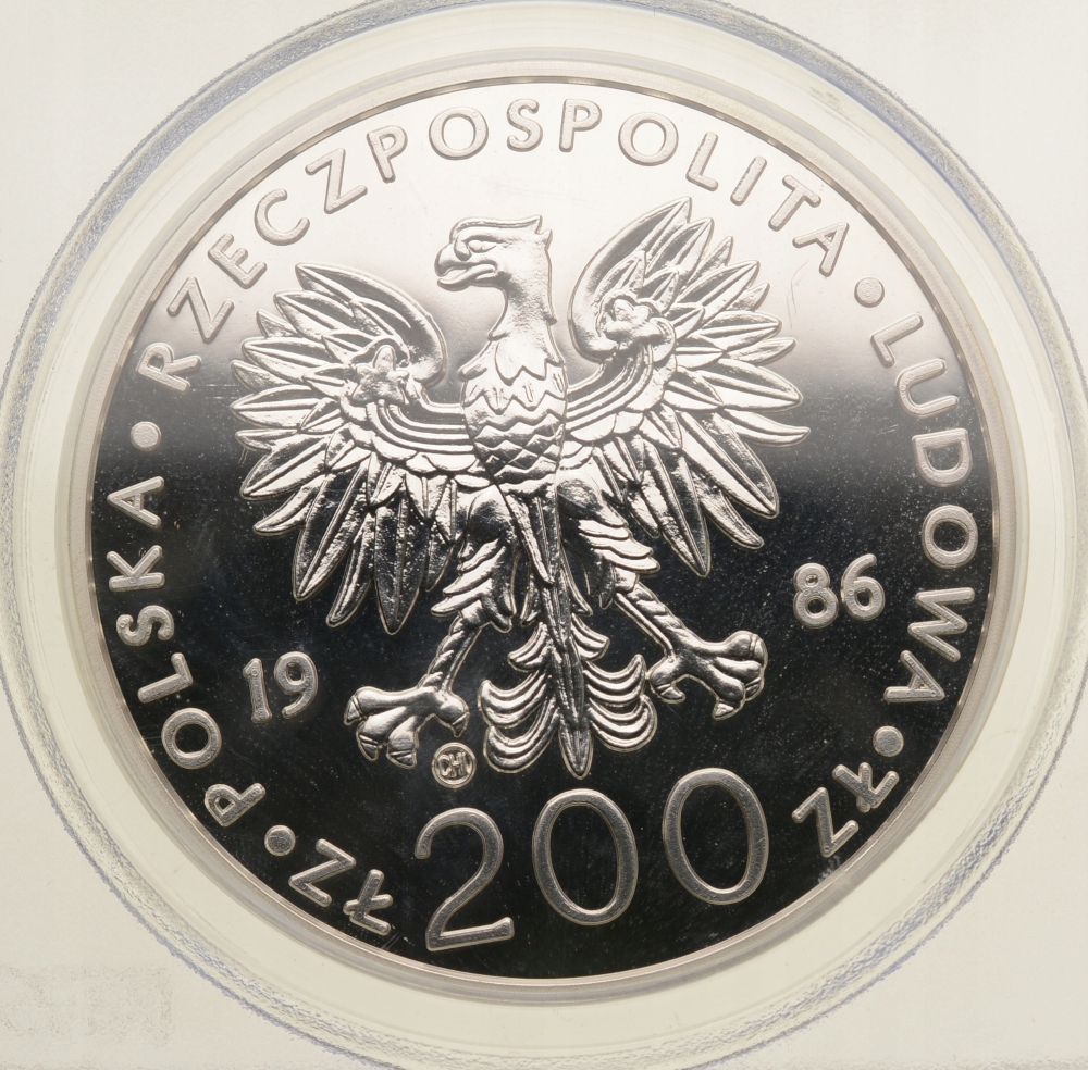 Купить 200 злотых 1986 г. - Иоанн Павел II - Оценка PCGS MS69: отзывы, фото, характеристики в интерне-магазине Aredi.ru