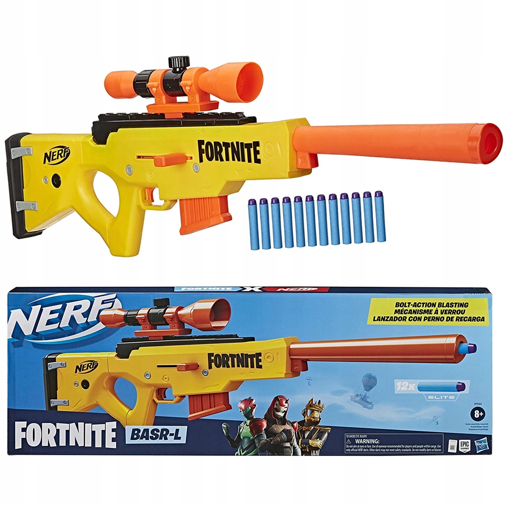 NERF FORTNITE BASRL SNAJPERKA E7522 USZKODZONE OP 11503850648