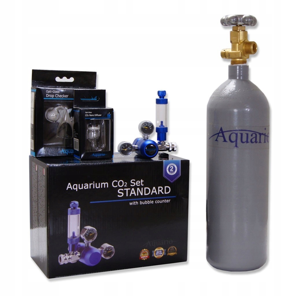 Zestaw CO2 Aquario BLUE Standard (z butlą 5l)
