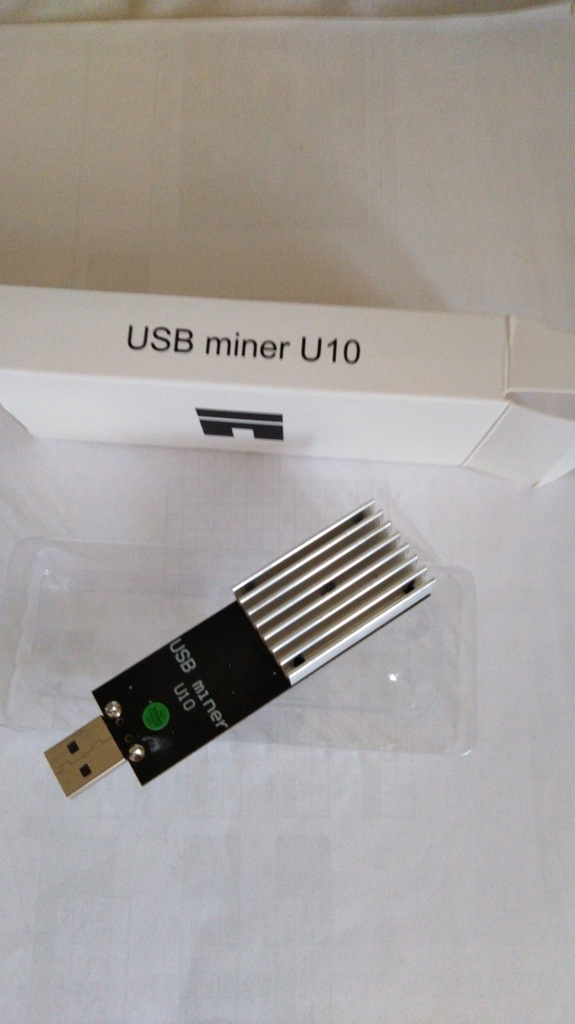 Rockminer u10 koparka bitcoin USB 15gh/s