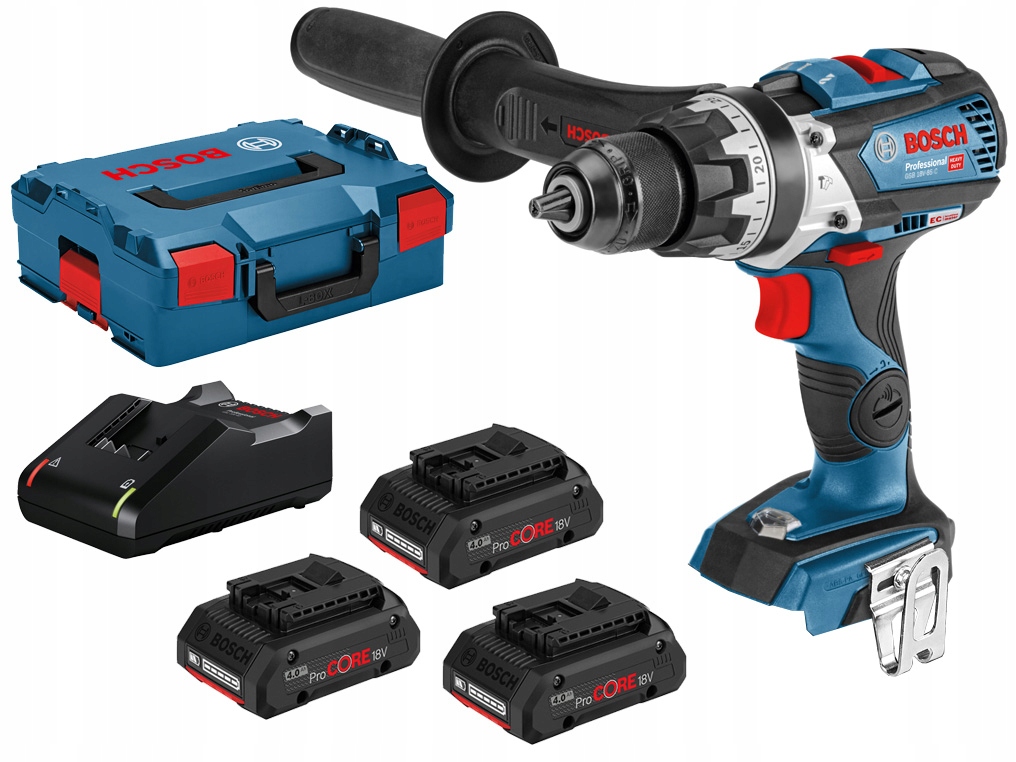 BOSCH WKRĘTARKA UDAR GSB 18V-110 C 110/47Nm 3 x 4,0Ah PROCORE LB