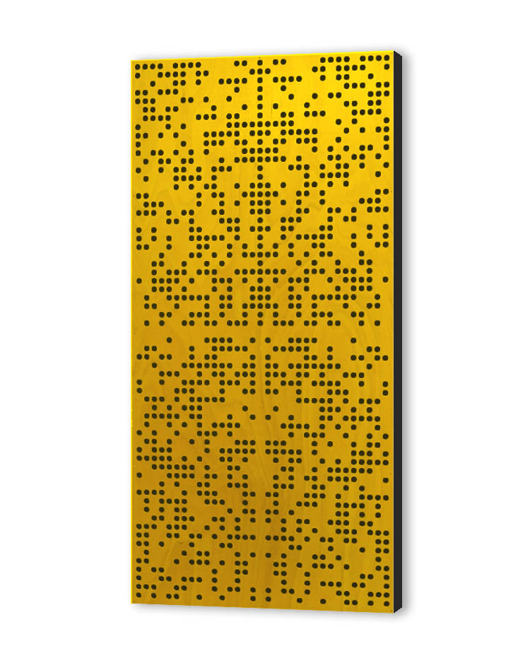 Dyfuzor Binarny 10cm Żółcień Panele akustyczne