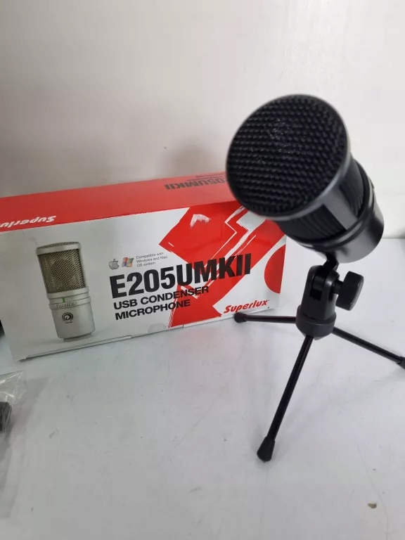 MIKROFON POJEMNOŚCIOWY SUPERLUX E205U MKII