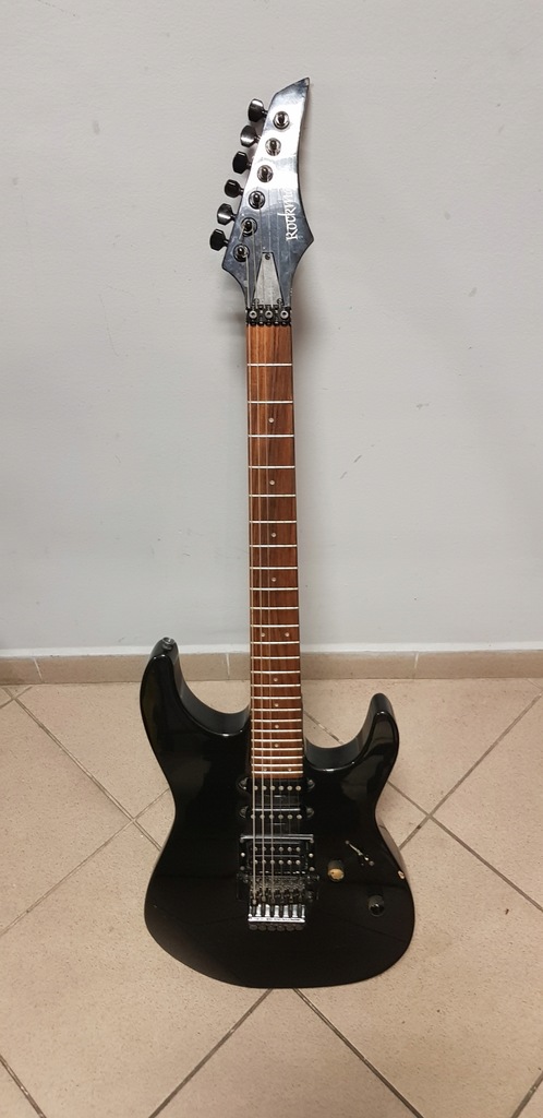 Gitara ROCKMAN czarna metalic Wrocław