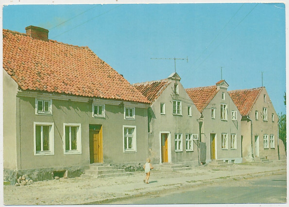 Tolkmicko Domy rybackie ulica Kościelna