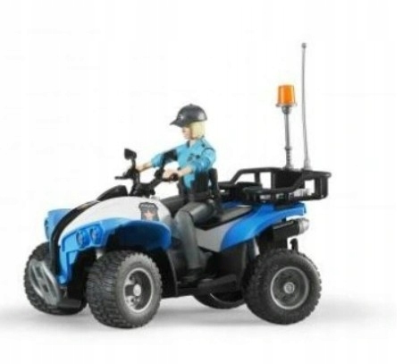 Bruder 63010 Quad policyjny z policjantem