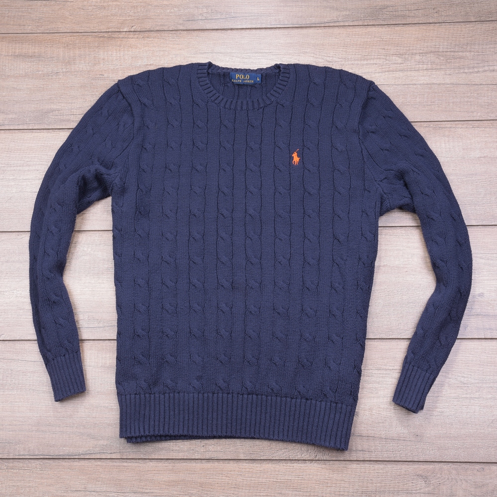 POLO RALPH LAUREN SWETER MĘSKI BAWEŁNIANY L