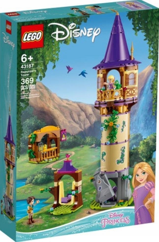 LEGO DISNEY PRINCESS 43187 WIEŻA ROSZPUNKI, LEGO