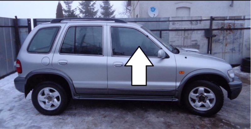 SZYBA DRZWIOWA PRAWA PRZÓD KIA SPORTAGE I 98-02 5D