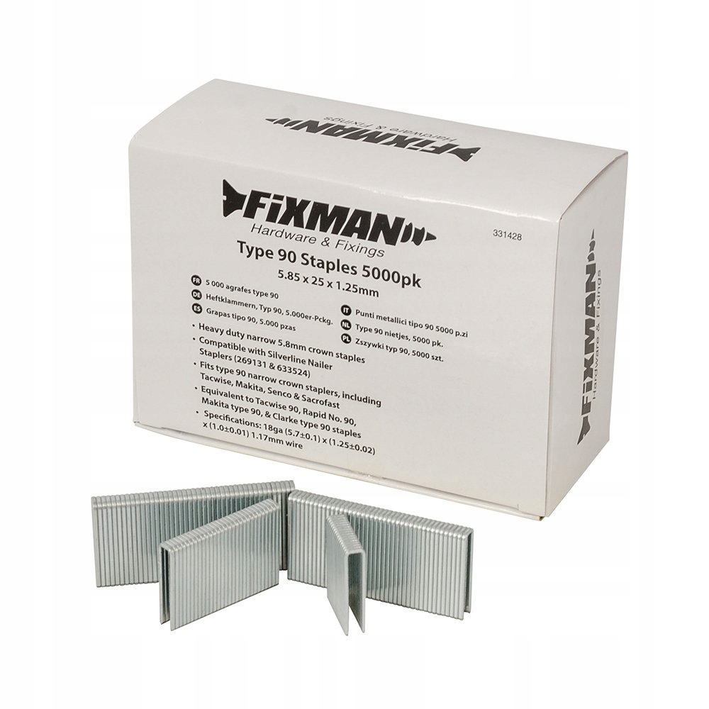 ZSZYWKI TYP 90 MM FIXMAN 331428 5000 SZTUK