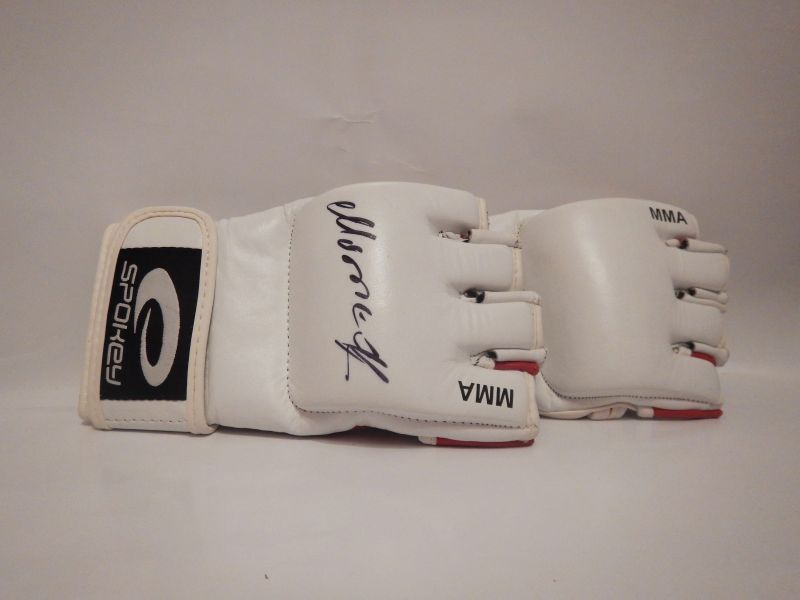 Rękawice MMA z podpisem Mameda Khalidova