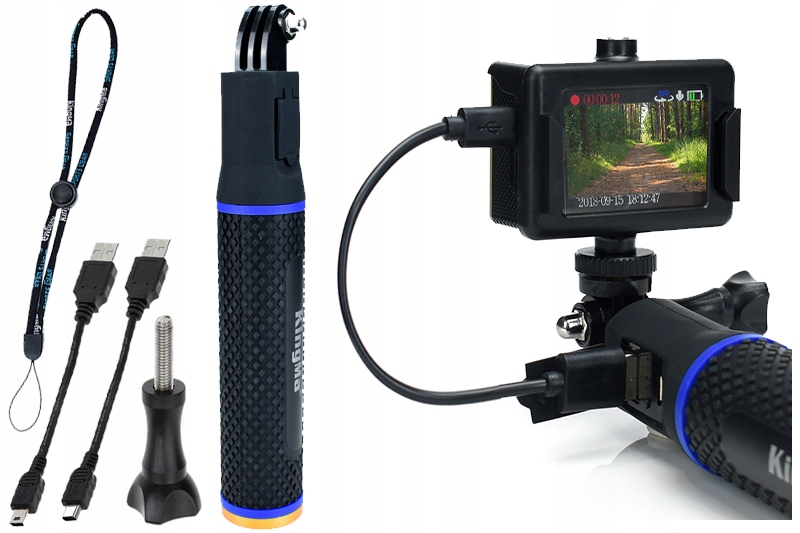 Wysięgnik uchwyt monopod do GoPro Hero 5 6 4 3 3+ 11724739437