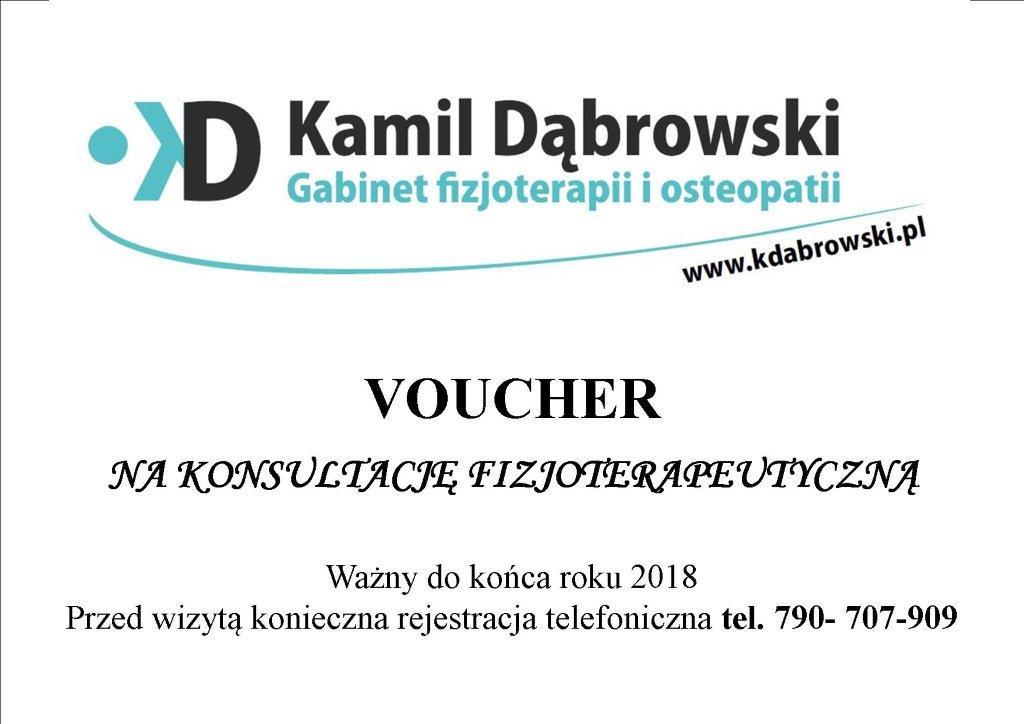 Voucher na konsultację fizjoterapeutyczną