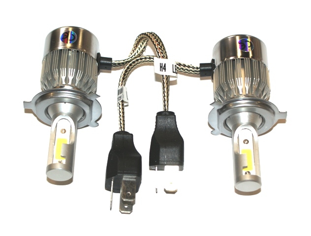 Купить Комплект светодиодных ламп H4 72Вт 7600лм COB - 2 шт.: отзывы, фото, характеристики в интерне-магазине Aredi.ru